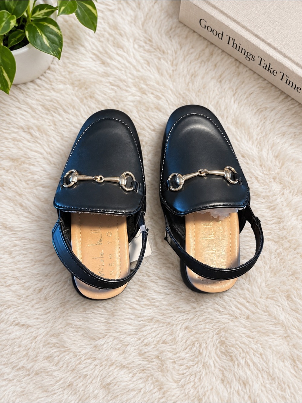 Nicole miller kids clogs/mule with Horsebit Accent size 4! Brand new